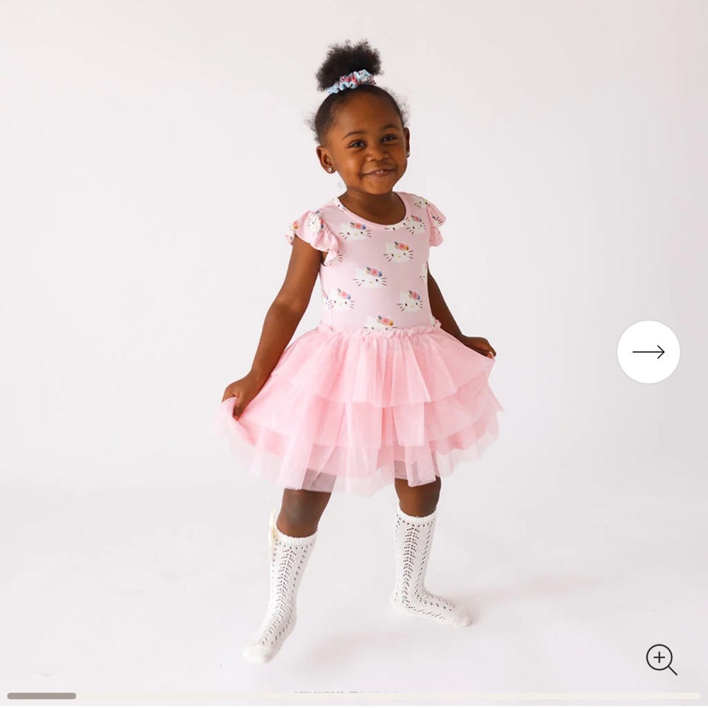 Posh Peanut Pastel Pink Hello Kitty Tulle Dress